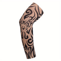 Tattoo Arm Sleeves UV Protection Sunproof Long Sleeve Elastic Sleeves