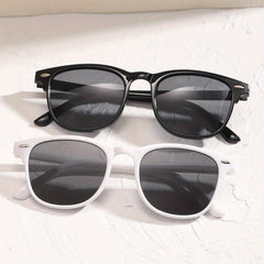 Square Sunglasses Anti Glare UV400 Sun Shades Glasses for Driving Beach Travel
