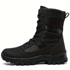 Men's Military Style Hiking Boots Non Slip Lace Up Durable Shoes