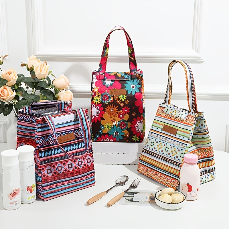 Large Capacity Insulated Lunch Bag for Teenagers and Workers
