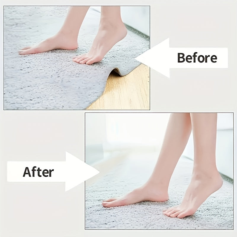 16pcs Reusable Rug Stickers Non slip Removable Anti-curl Rug Handles