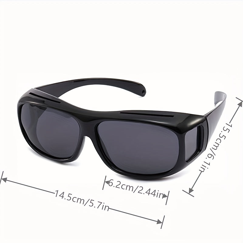 Men's HD Polarized Driving Sunglasses Anti-UV Outdoor Sports Glasses