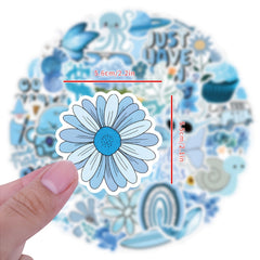 60pcs Waterproof Vinyl Stickers Pack for Water Bottle Laptop Cellphone