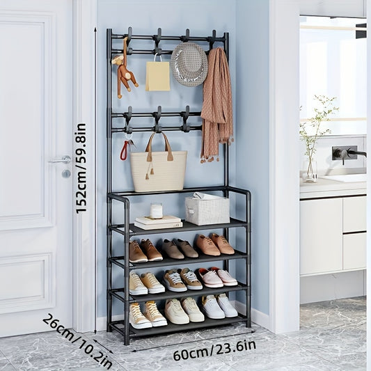 Reinforced Shoe And Hat Rack Standing Shoe Rack
