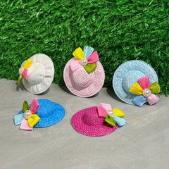 Colourful Mini Doll Hats Set for Dollhouse Decoration