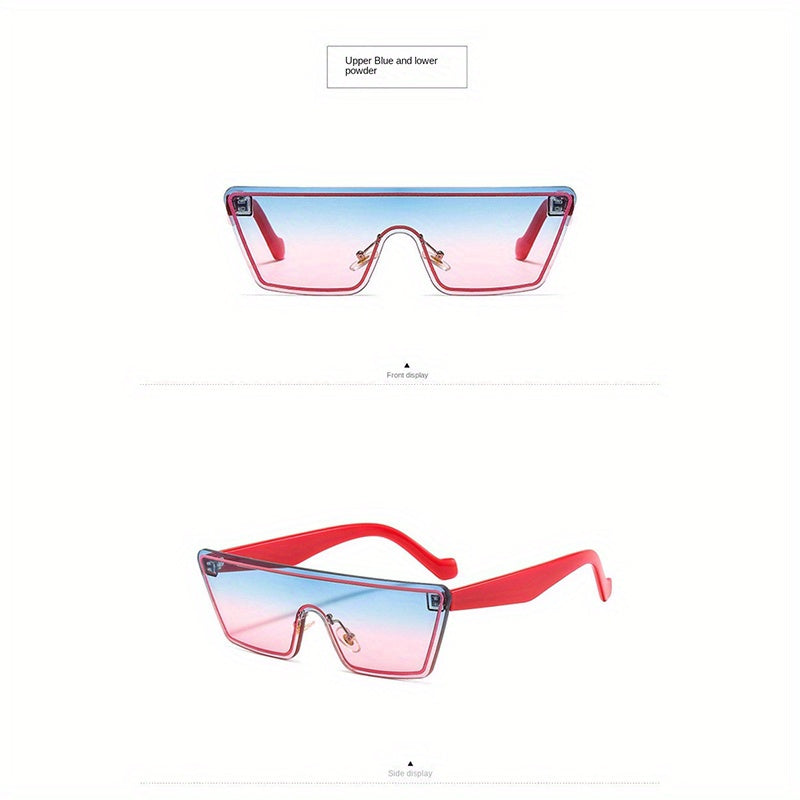 Y2K Ombre Futuristic Sunglasses UV400 Sun Shades