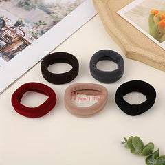 5pcs Minimalist Hair Ties Non Slip Elastic Hair Accessory