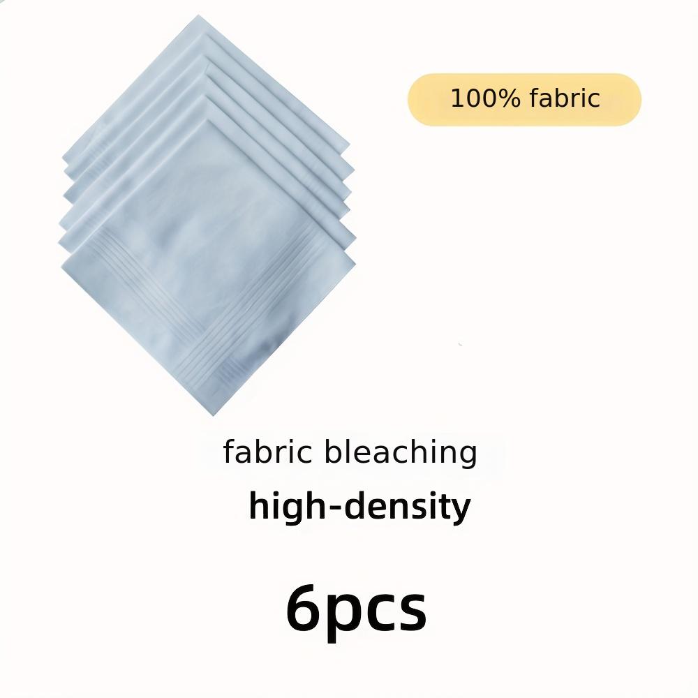 6 Packs All Pure Satin Strip DIY Gentleman's Handkerchief Suit Towel