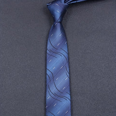 Polyester Stripe Tie Business Necktie For Men