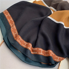 Soft Matching Scarf Large Warm Shawl Wraps Travel Decorative Scarf