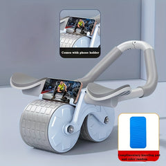 Automatic Rebound Ab Wheel with Elbow Support