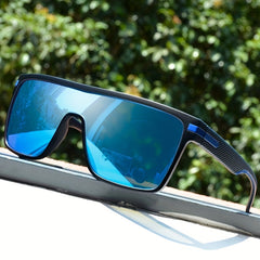 Square Polarized Sunglasses Men Outdoor Driving Fishing UV Protection