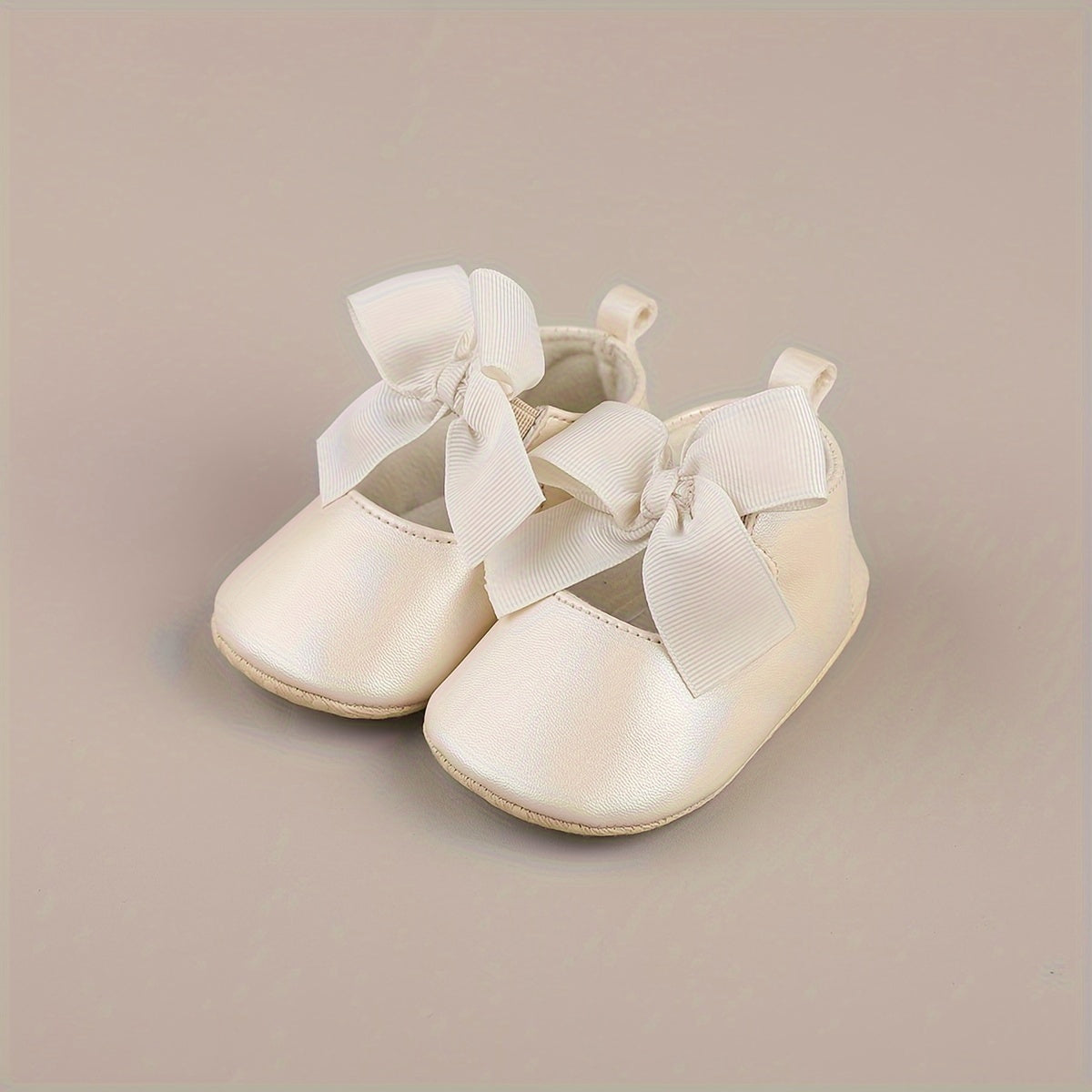 Bowknot Walking Shoes For Baby Girls Lightweight Non slip Shoes
