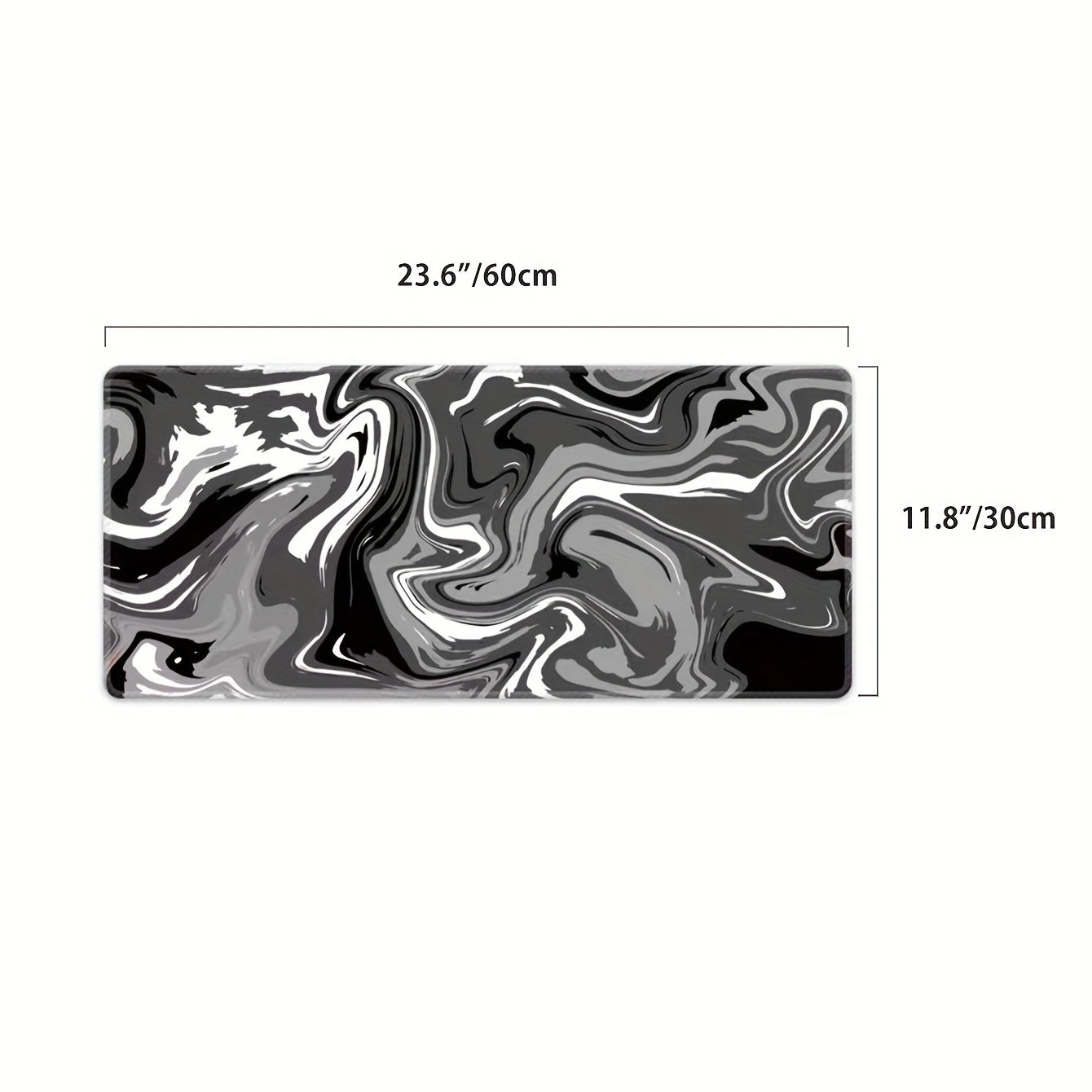 Large Mouse Pad With Stitched Edges 59.94 X 29.97x 0 Extended Mousepad