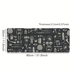Oversized Gaming Mouse Pad with Non-Slip Rubber Base
