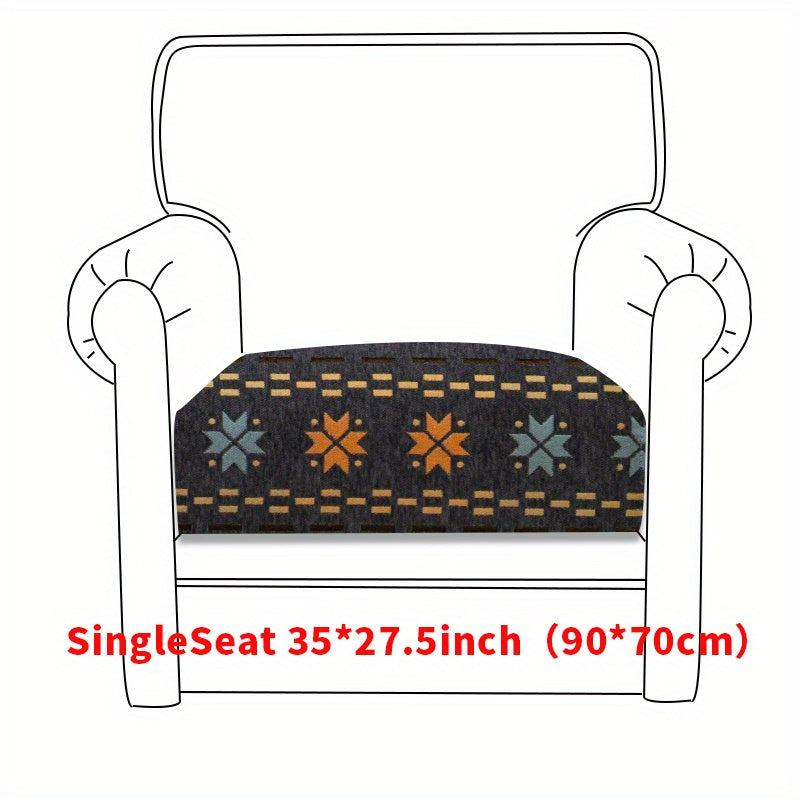 Bohemian Sofa Slipcover Non-slip Couch Cover Universal Furniture Protection