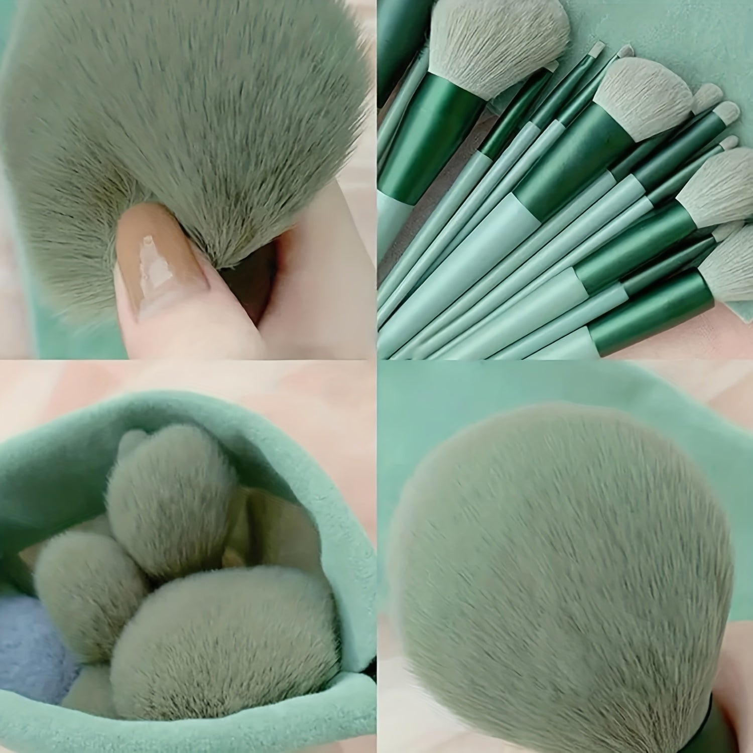 13Pcs Makeup Brushes Soft Fluffy Professional Foundation Blush Powder Eyeshadow