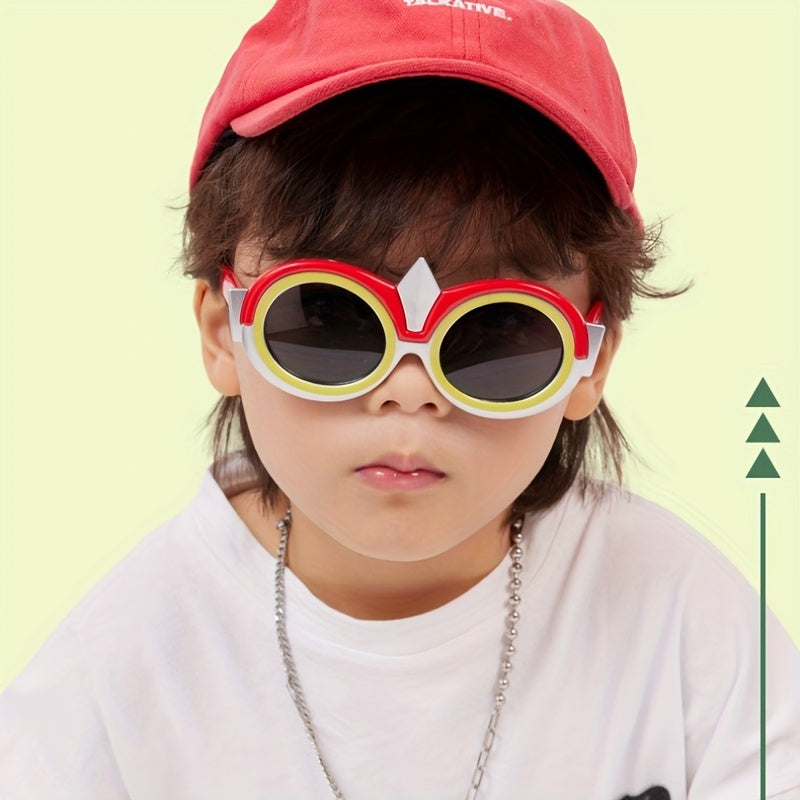 Cartoon Frame Sun Protection Sunglasses for Traveling Party Gift