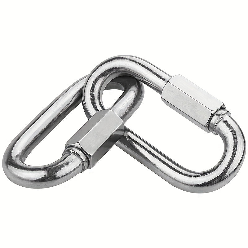 2 Pack Heavy Duty Carabiner Keychains for Outdoor Activities