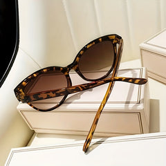 Cat Eye Sunglasses Oversize Frame Glasses UV Protection