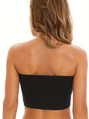4pcs Bandeau Bras Soft Stretch Everyday Women's Lingerie