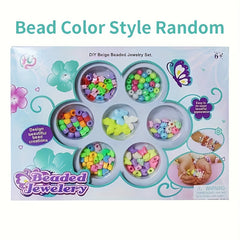 DIY Charm Bracelet Making Kit 240pcs Beads Chains Craft Girls Gift Set