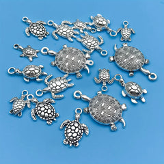 Ocean Animal Charms Pendants Set for DIY Necklace
