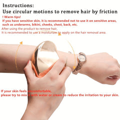Painless Crystal Hair Eraser for Hair Removal Exfoliator for Women and Men