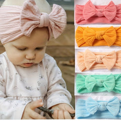 Cute Bowknot Wide Headband for Baby Girls