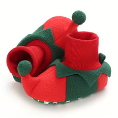 Christmas Cartoon Baby Boots Soft and Warm for Indoor Outdoor Walking