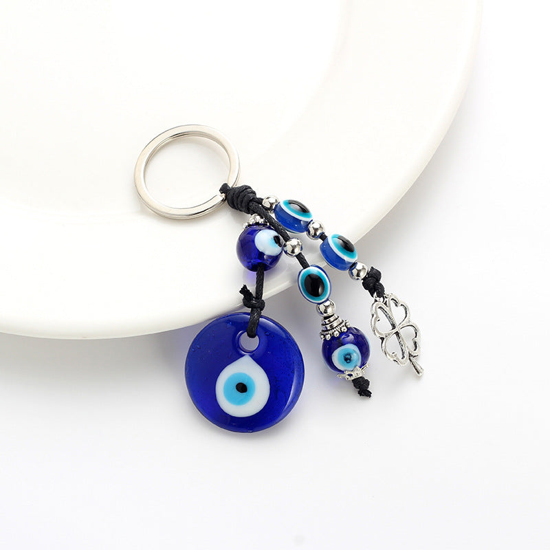 Devil's Eye Keychain Cartoon Colorful Bag Key Chain Ornament
