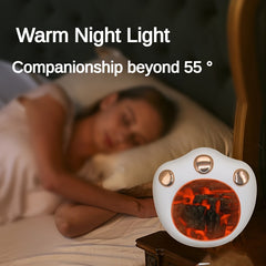 Portable Hand Warmer Night Light 1200mAh
