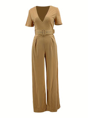 Sexy V-Neck Jumpsuit for Women