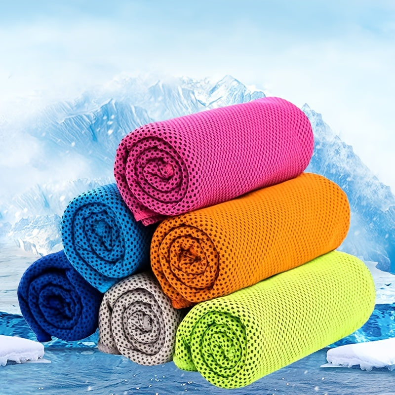 6 Pack Portable Cooling Towel Microfiber Soft Breathable Towel