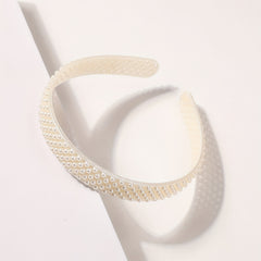 Faux Pearl Decor Headband Sweet Headdress Hair Accessories