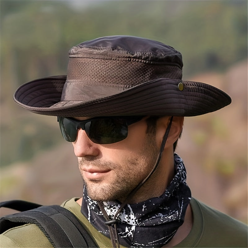 Quick Drying Fishing Hat Men's Sun Hat for Outdoor Fishing Hiking