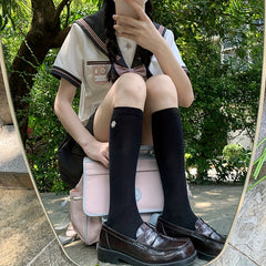 Cat Claw Embroidery Socks Crew Stockings Women's Hosiery