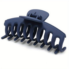 6pcs Matte Hair Claw Large Nonslip Shark Claw Strong Hold Thick Hair