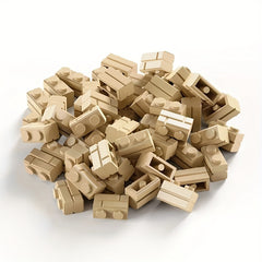 120pc 1x2 Wall Brick Building Blocks Military Fence