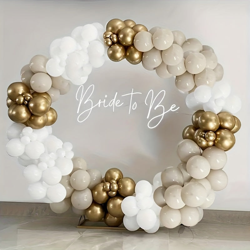 128pcs Golden Balloon Arch Garland Party Decorations