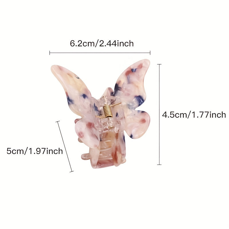 Acetate Butterfly Hair Claw Hair Clip for Women