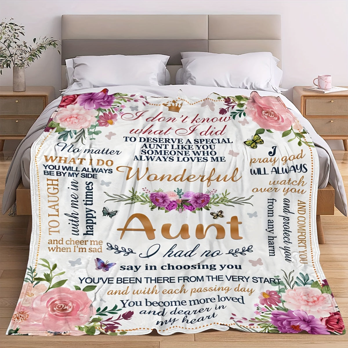 Digital Printing Soft Flannel Warm Throw Blanket for Sofa Bed Office Nap Camping
