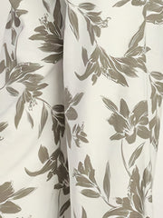 Women's Plus Allover Print Wide Leg Trousers