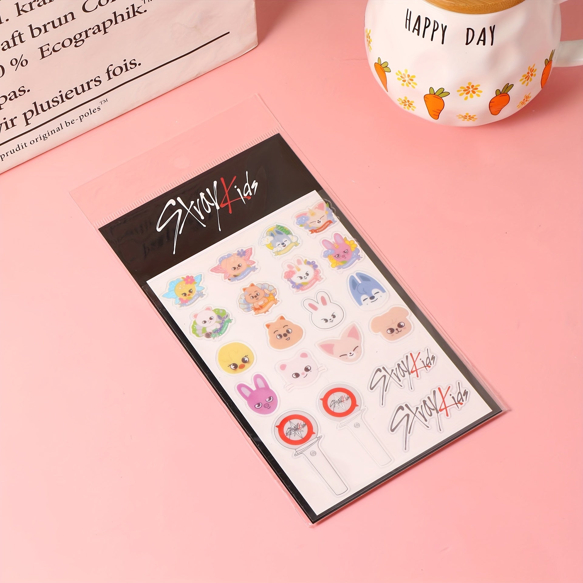 Transparent Waterproof Painting Sticker Cartoon Lovely Self-adhesive Sticker