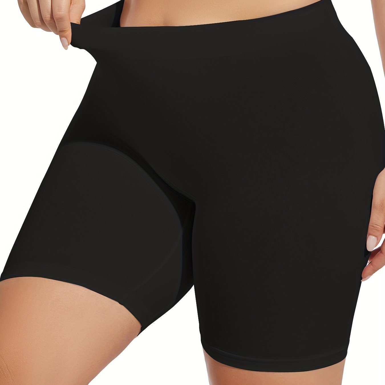  Seamless High Rise Boy Shorts Safety Panty