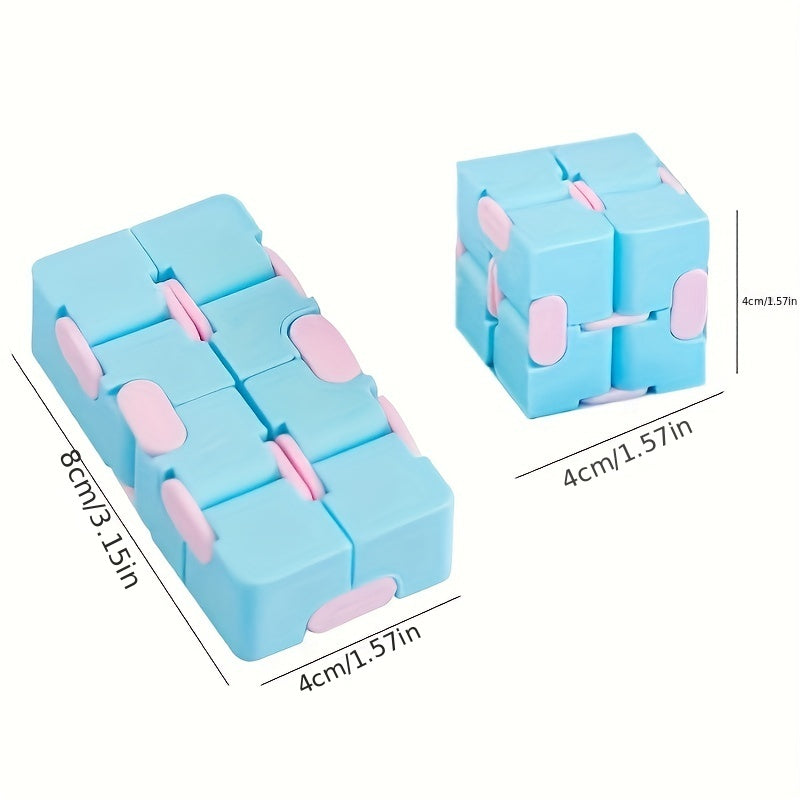 Infinity Cube Fidget Toy Puzzle Flip Cube Mini Square Hand Held Toy