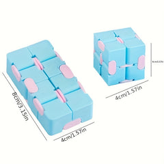 Infinity Cube Fidget Toy Puzzle Flip Cube Mini Square Hand Held Toy