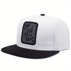 Unisex Sunshade Baseball Cap With PlayingCard Embroidery