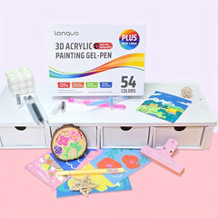 54 Marker Set for Surface Painting | Precise Colors & Strong Coverage