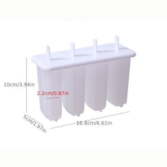 Popsicle Molds Ice Cream Trays Reusable Kitchen Tools 50 Sticks